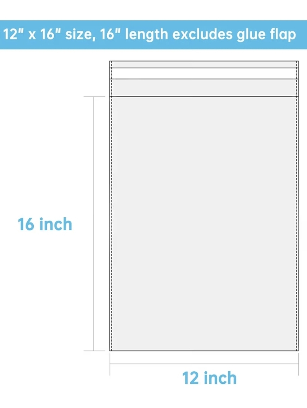 Crystal Clear Self-Sealing Plastic Bags - (20)